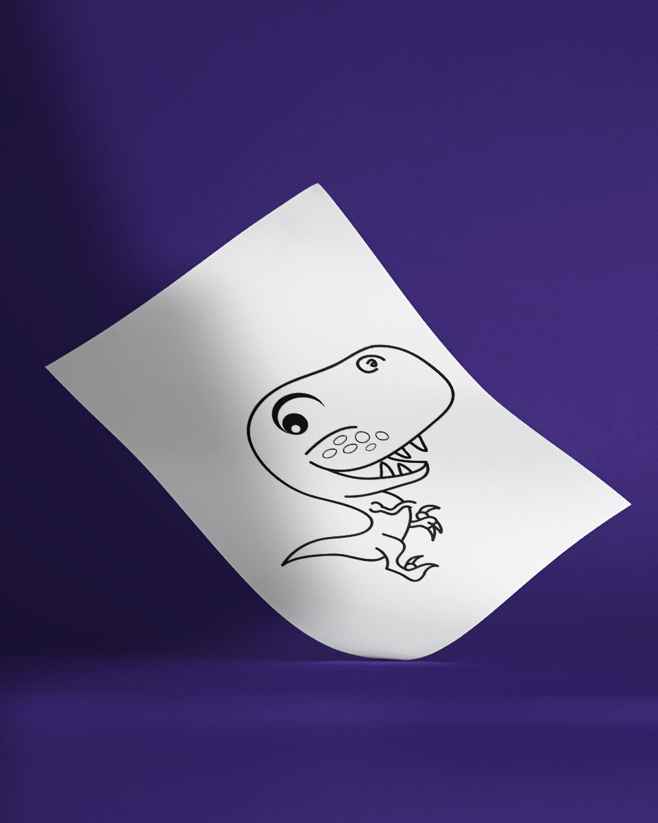 Cute Dinosaurs – Free 3 Colouring&nbsp;Pages