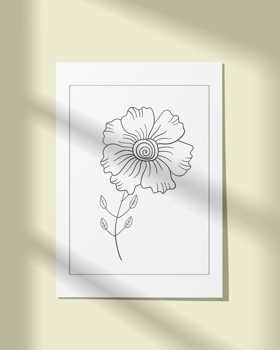 Beautiful Flowers – Free 3 Colouring Pages