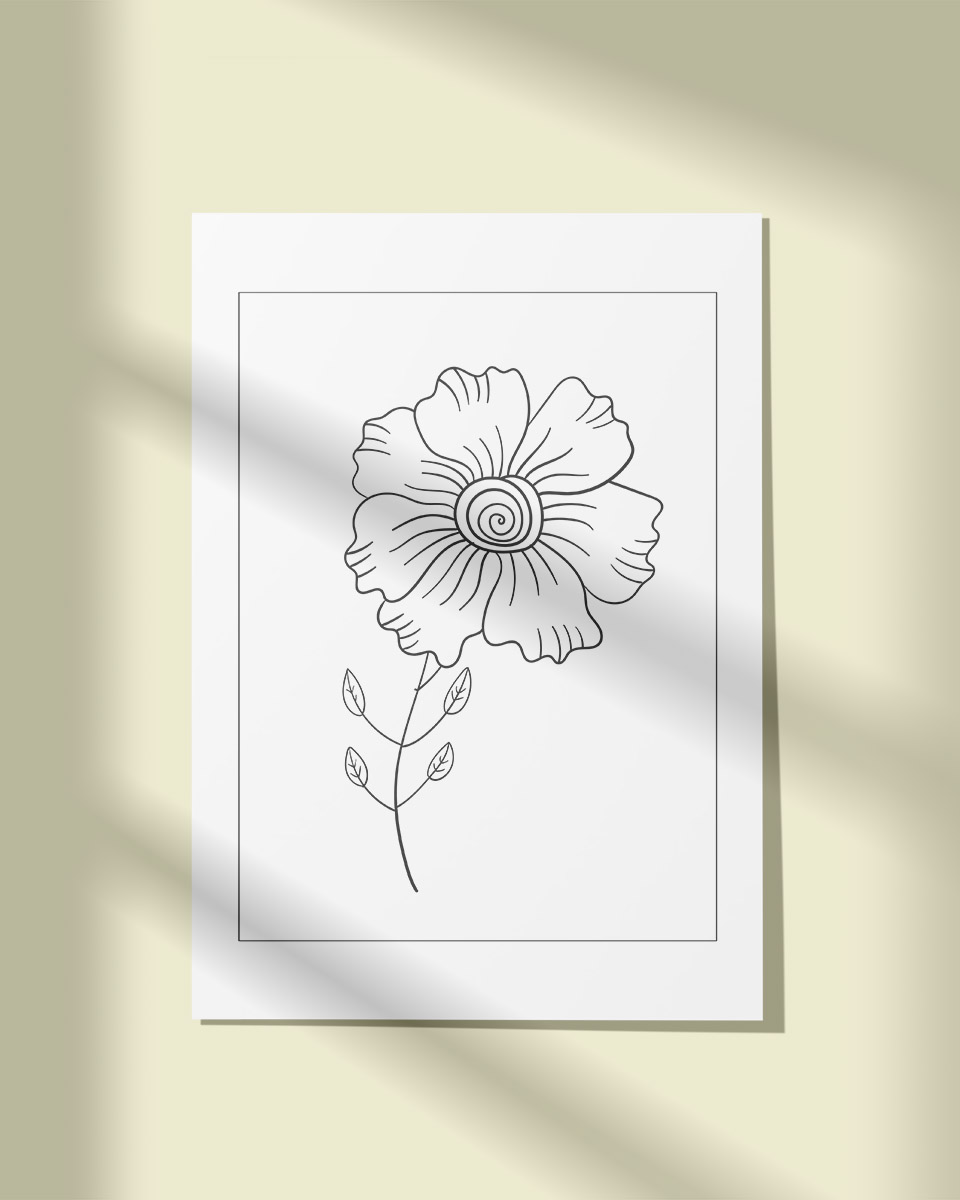 Beautiful Flowers – Free 3 Colouring&nbsp;Pages