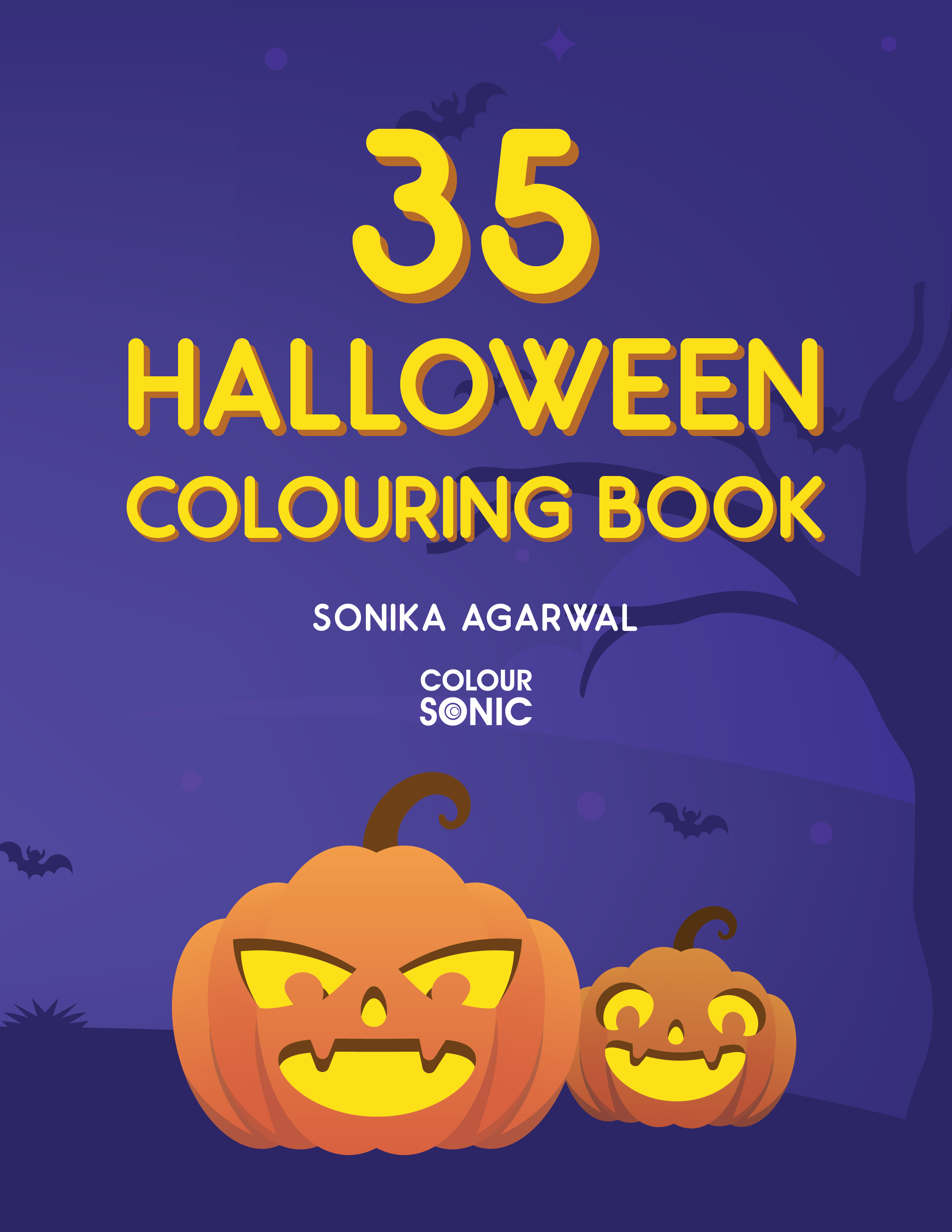 35 Halloween Colouring Book – Colour Sonic