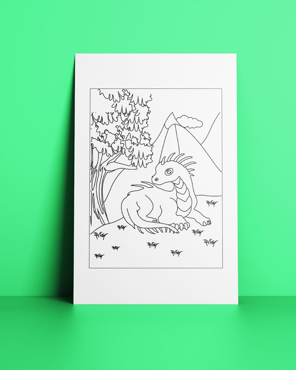 Free 3 Dragon Colouring Pages For&nbsp;Kids