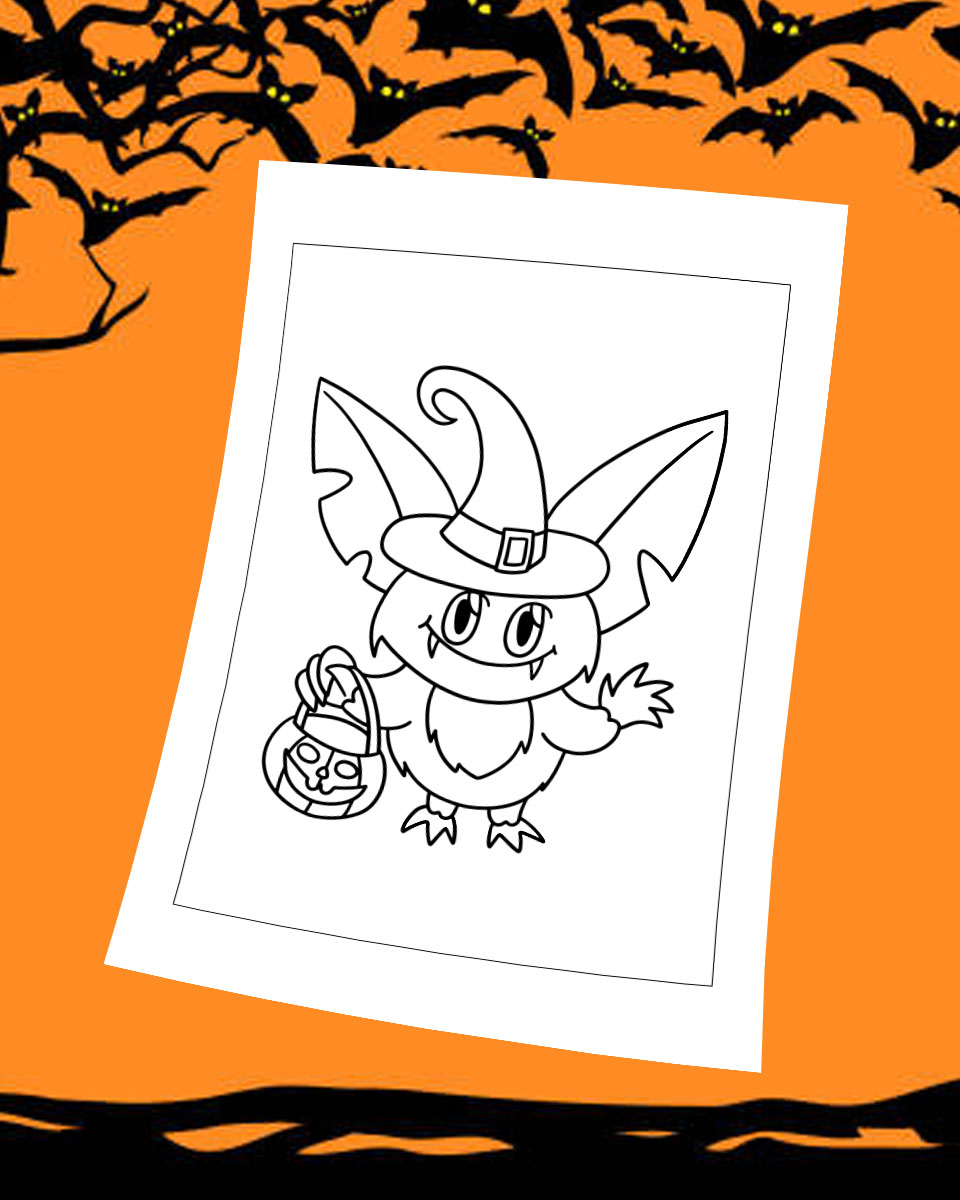 Free 3 Halloween Colouring Pages For Kids