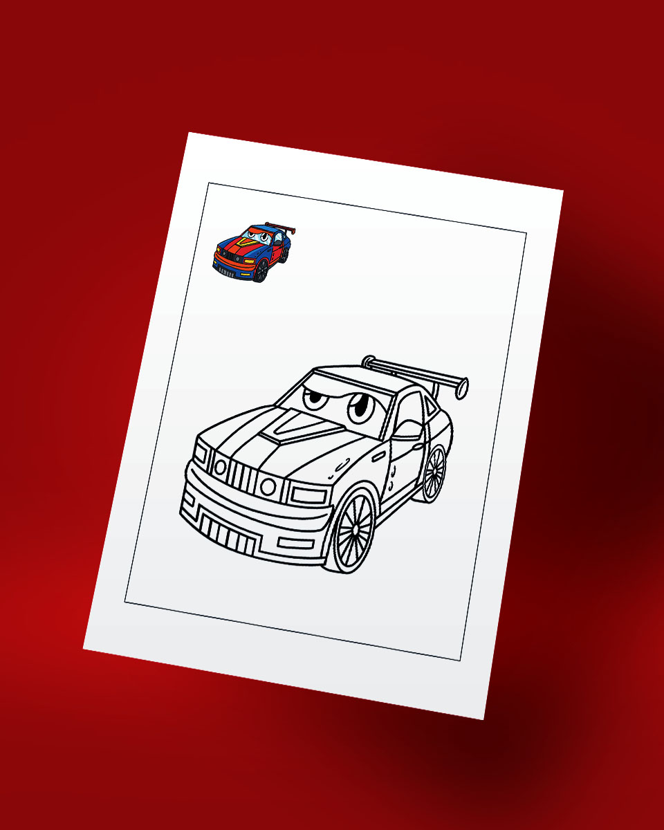 Free Colouring Pages: 2 Vehicle Copy and Colour&nbsp;Pages